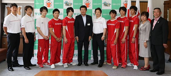 15 航平くん 草加市役所訪問 東京世界体操 お宝連続写真 東京招致秒読み アスリート宣言 ヒカル こころのブログ 内村航平history