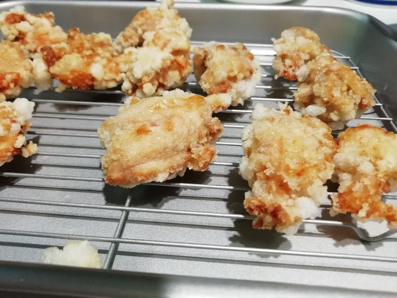 片栗粉のダマを利用したザクザク唐揚げに挑戦してみた とろろもちの卵焼き日記