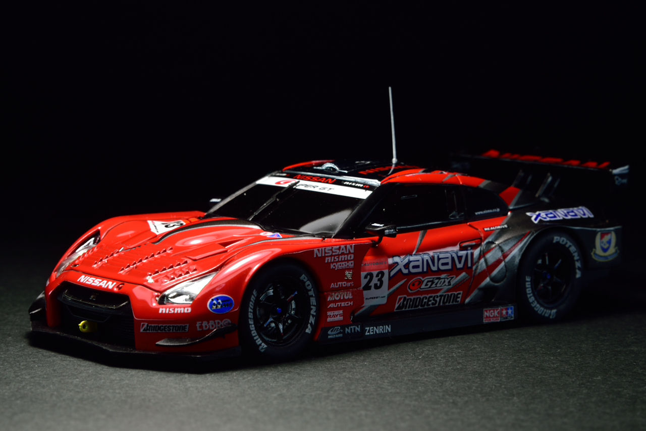 EBBRO 1/43 NISSAN GT-R SUPER GT 2008 Launch Ver. : POKER