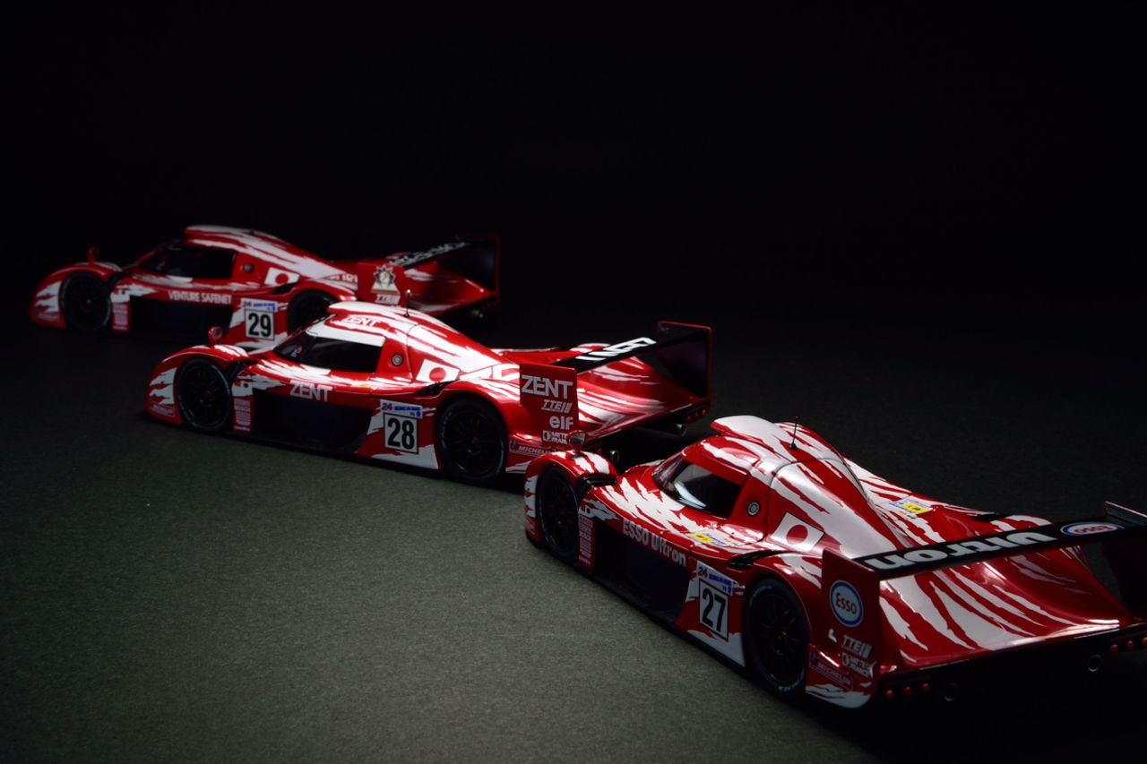 EBBRO 1/43 Apple K-ONE 紫電 SUPER GT300 2010 : POKER FACE 4