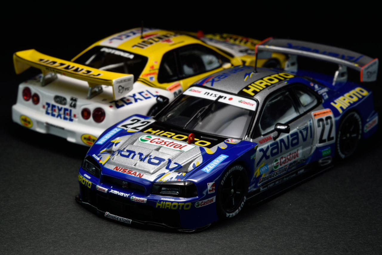 EBBRO 1/43 PENNZOIL ZEXEL GT-R JGTC 2001 : POKER FACE 4 ReLoad