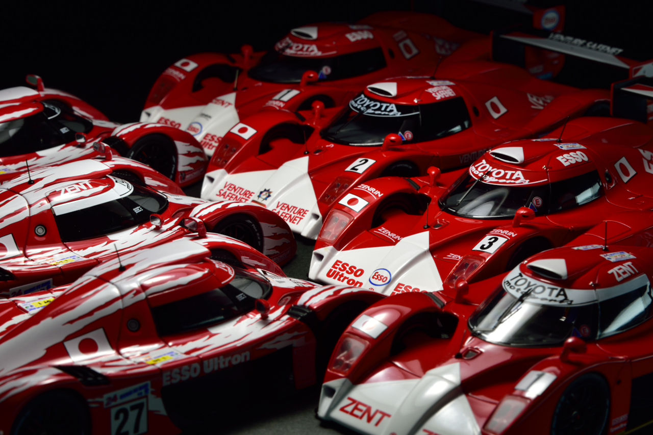 hpi & Spark 1/43 TOYOTA TS020 GT-One 1998、1999 Set : POKER