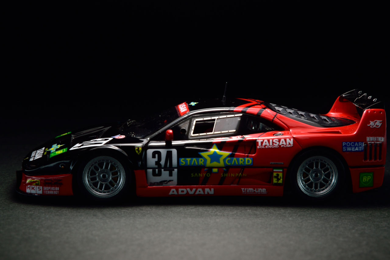 RedLine 1/43 TAISAN Star☆Card ADVAN Ferrari F40 JGTC 1995 RedLine 1/43 TAISAN Star☆Card ADVAN Ferrari F40 JGTC 1995