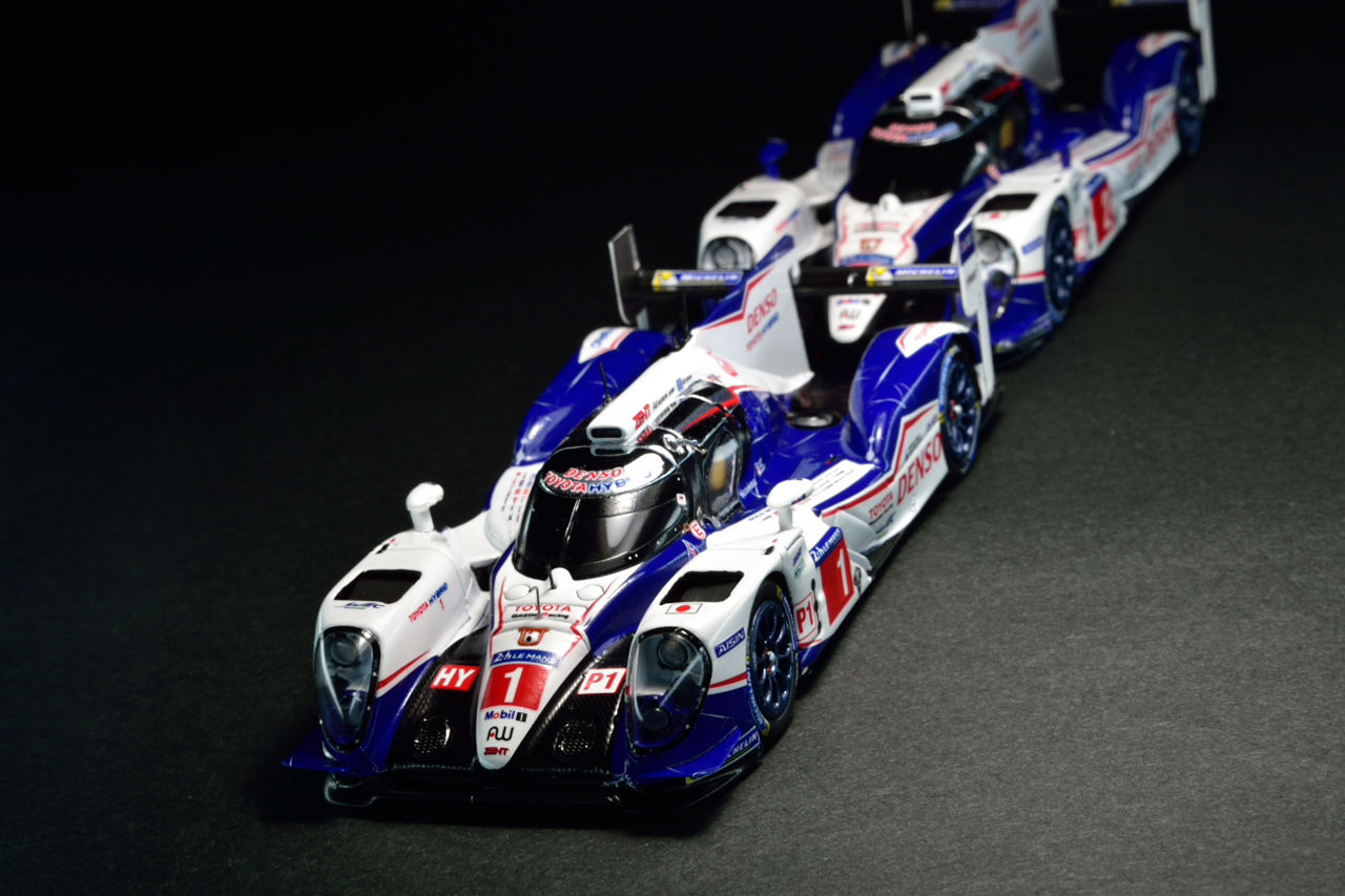 SPARK 1/43 TOYOTA TS040 Hybrid Le Mans 2015 : POKER FACE 4