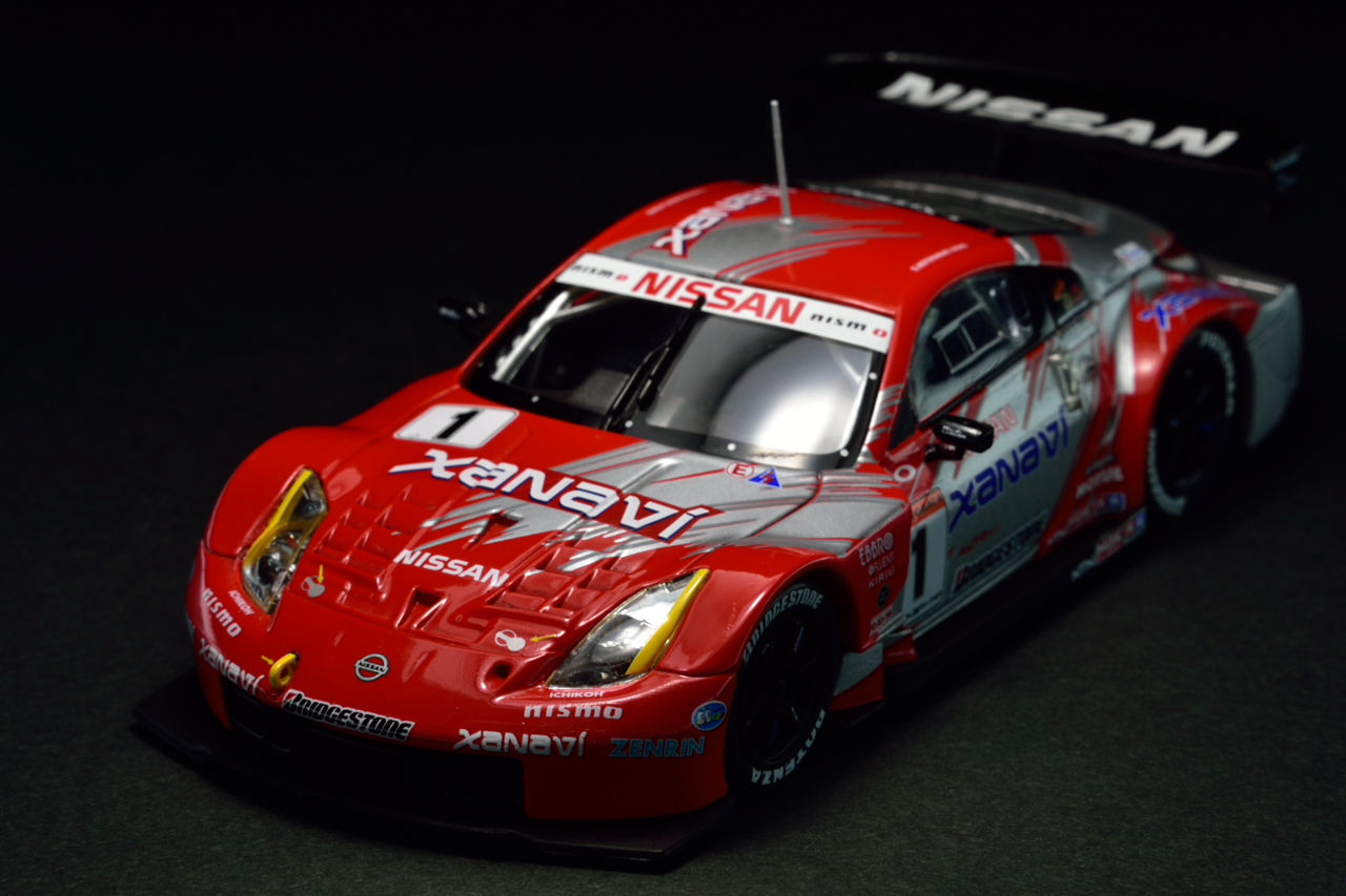 EBBRO 1/43 XANAVI NISMO Z JGTC 2004 : POKER FACE 4 ReLoad