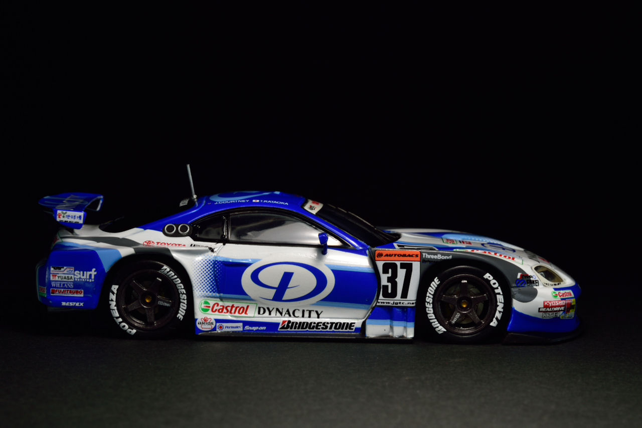 EBBRO 1/43 DYNACITY TOM'S SUPRA GT 2004 : POKER FACE 4 ReLoad