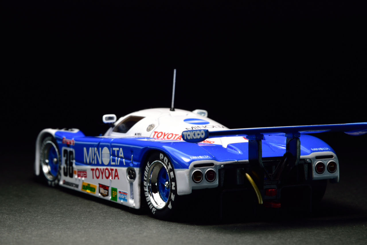Q-MODELS 1/43 TOYOTA 90C-V LM 1990 : POKER FACE 4 ReLoad