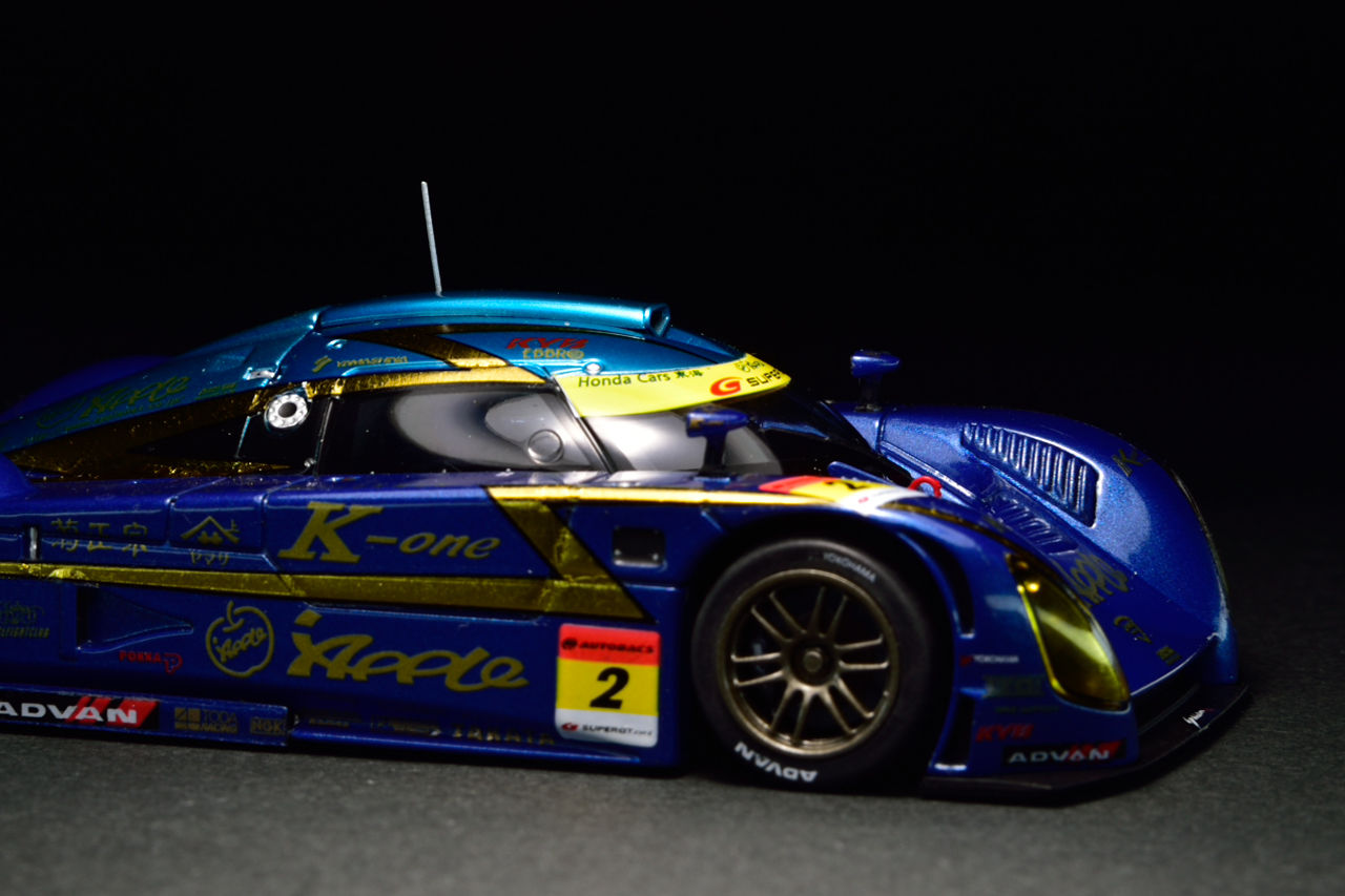 1/43 エブロ 44421 アップル K-ONE 紫電 スーパー GT300 2010 #2