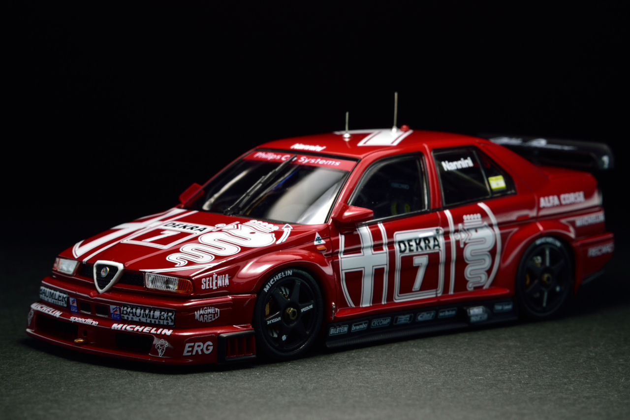 HPI 1/43 Alfa Romeo 155 V6 Ti #7 DTM 1993 : POKER FACE 4 ReLoad