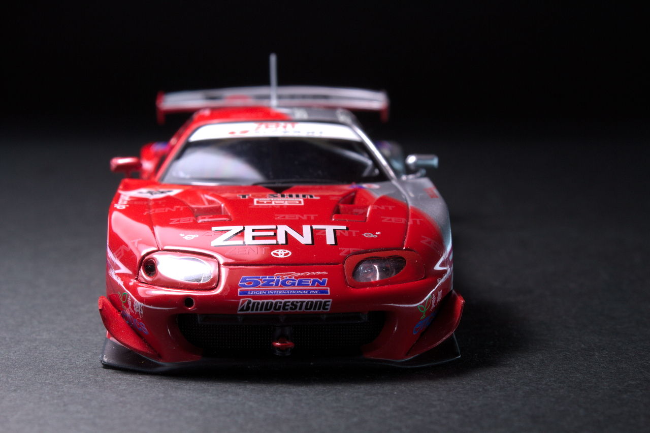 エブロ P-4 au セルモ スープラ CERUMO SUPER EBBRO EBBRO P4 Toyota Supra #1 au Cerumo JGTC GT500 2002 Resin