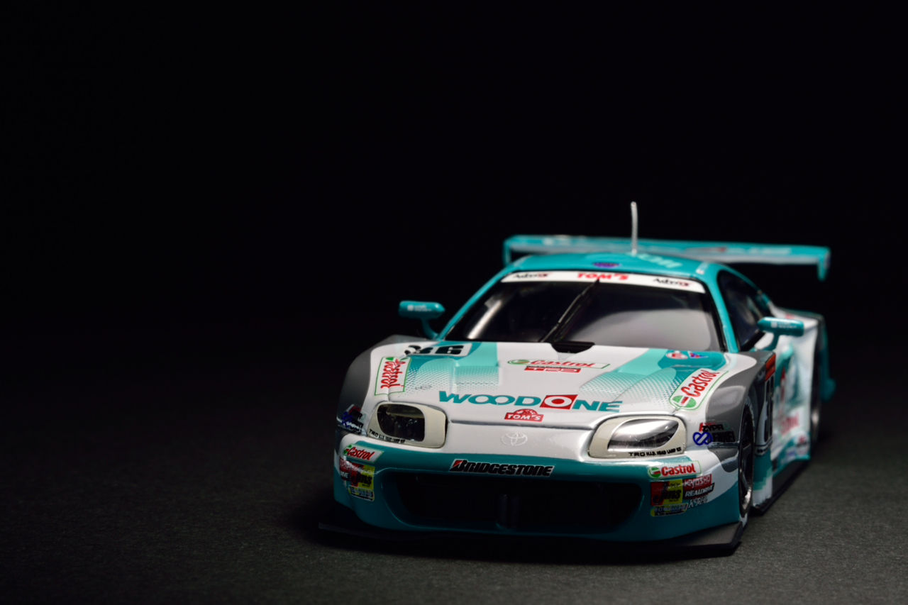 EBBRO 1/43 WOODONE TOM'S SUPRA GT 2004 : POKER FACE 4 ReLoad