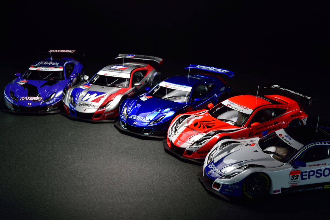 EBBRO 1/43 HONDA HSV-010 GT 2010 Series Champions : POKER