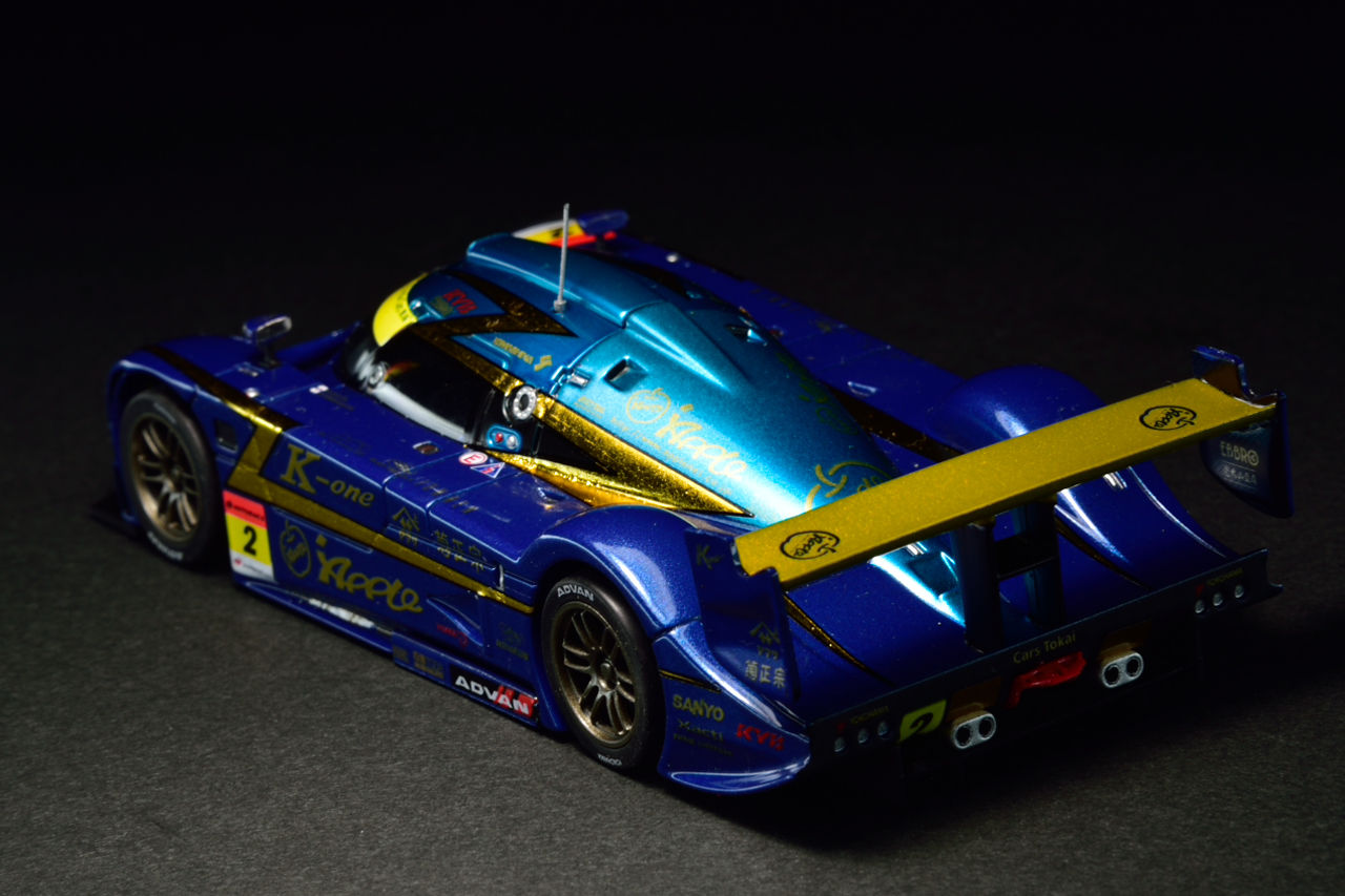 絶版K-one Super GT GT300 アップル 紫電 ミニカー 1/43 - メルカリ
