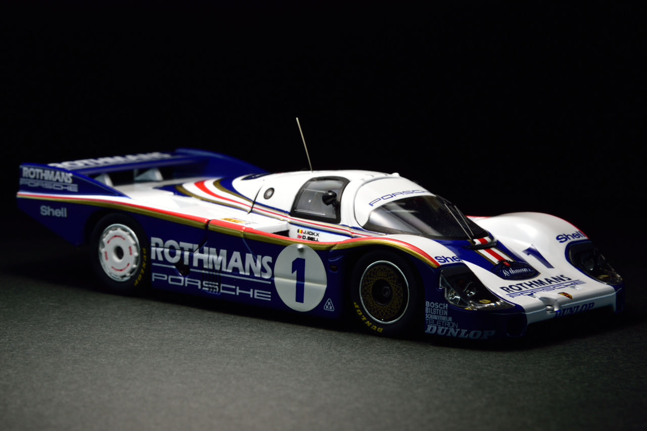 HPI 1/43 Porsche 956 LH ROTHMANS 1982 Le Mans Winner : POKER