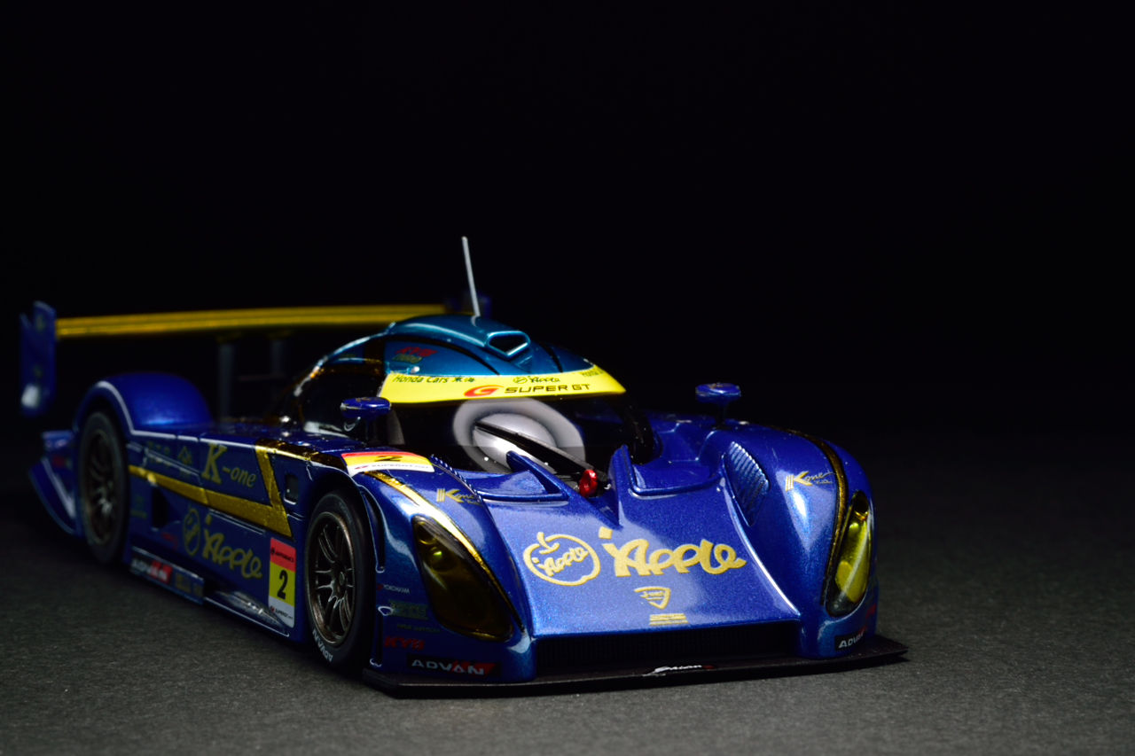 EBBRO 1/43 Apple K-ONE 紫電 SUPER GT300 2010 : POKER FACE 4