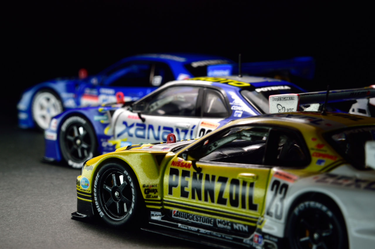 EBBRO 1/43 PENNZOIL ZEXEL GT-R JGTC 2001 : POKER FACE 4 ReLoad