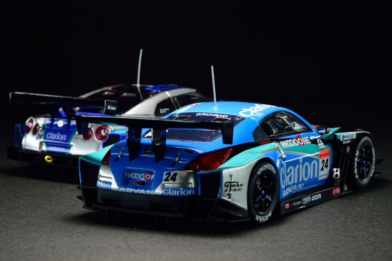 京商 オートスケール WOODONE ADVAN ClarionGT-R2008 京商 オートスケール WOODONE ADVAN ClarionGT-R2008 京商