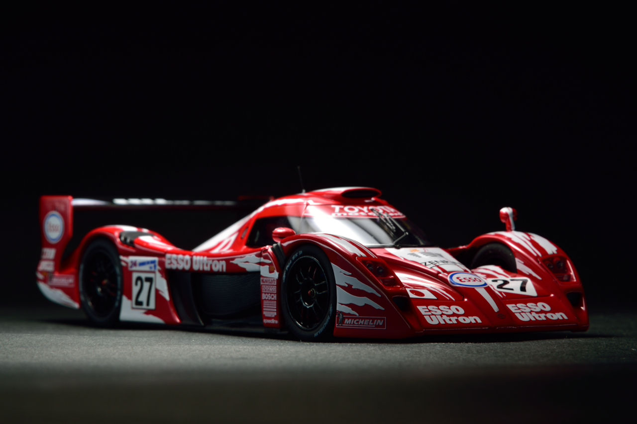 hpi 1/43 TOYOTA TS020 GT1 1998 Le Mans #27 : POKER FACE 4 ReLoad