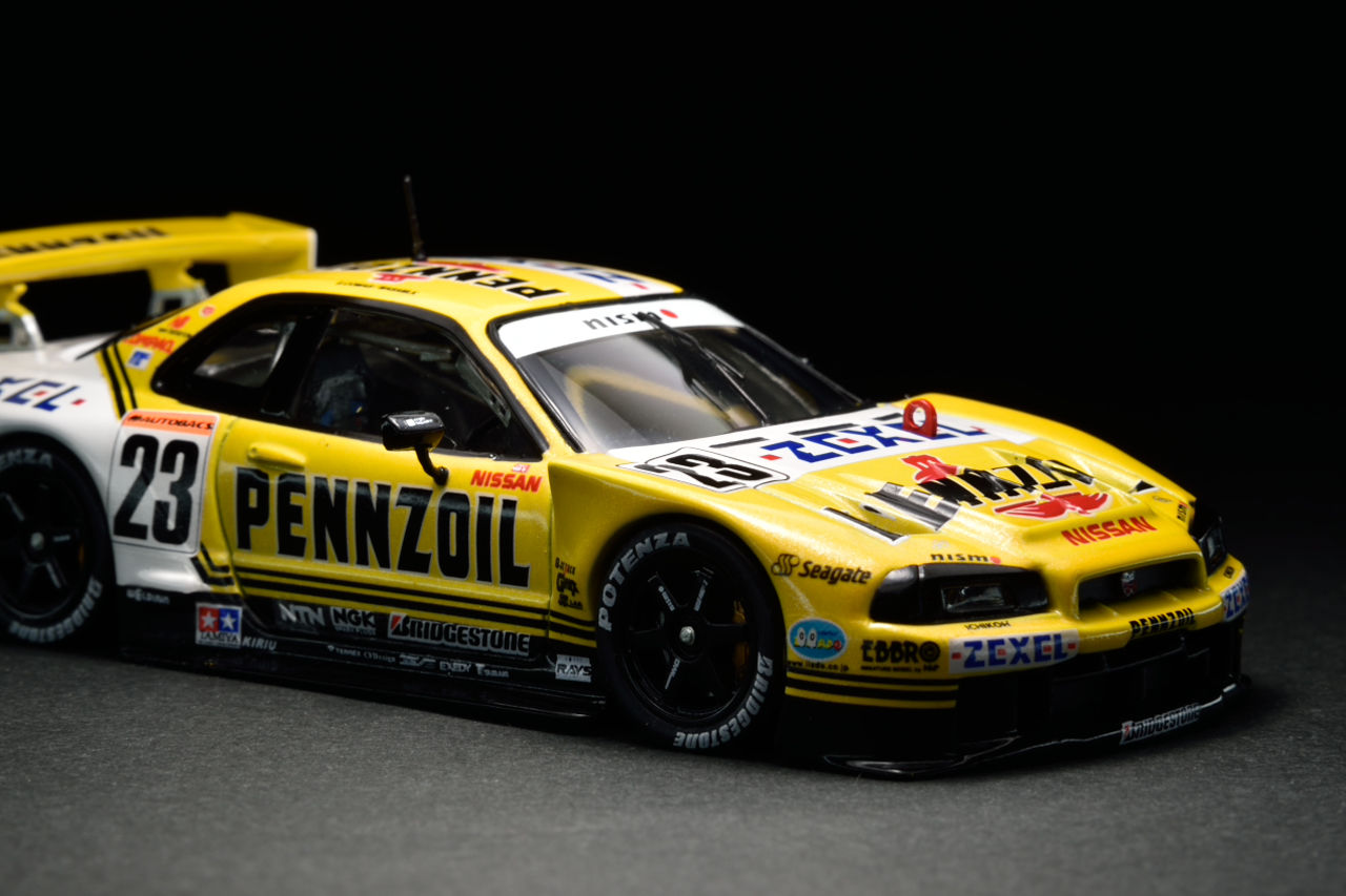 EBBRO 1/43 PENNZOIL ZEXEL GT-R JGTC 2001 : POKER FACE 4 ReLoad