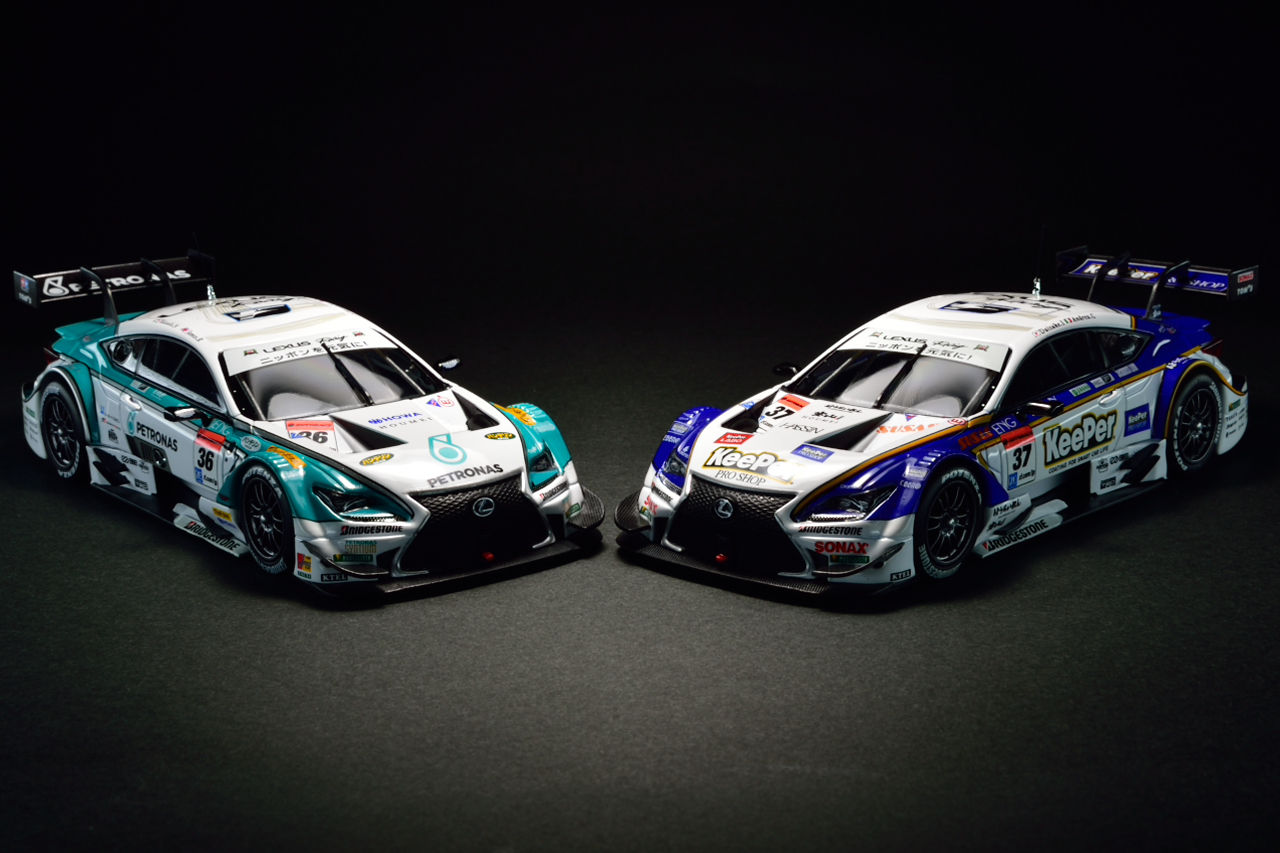 エブロ1／43スーパーGT 2014 キーパートムスRC F 2009 Weds Sport