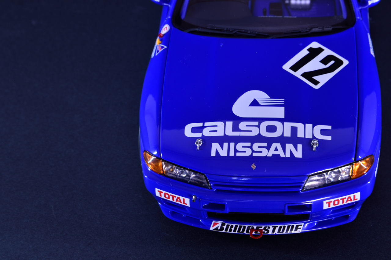 京商 (1/18) 日産 Skyline GT-R(R32) CALSONIC② 1:18 1991 JTC Nissan