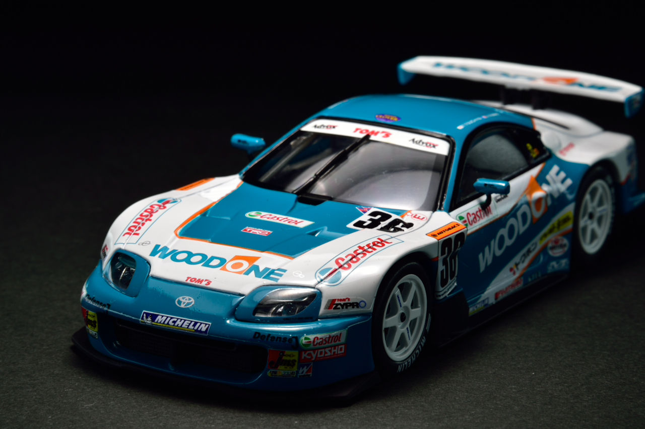 EBBRO 1/43 WOODONE TOM'S SUPRA GT 2003 JGTC : POKER FACE 4