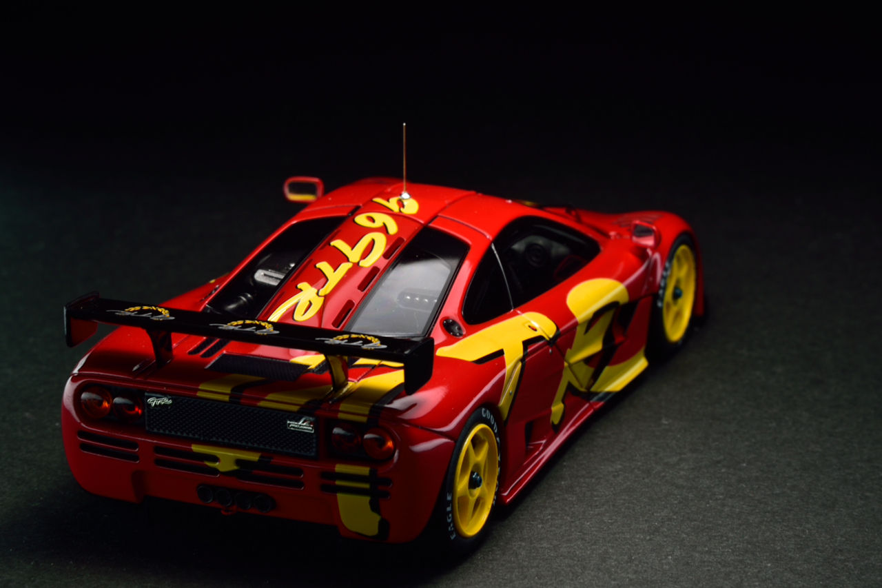 HPI 1/43 McLaren F1 GTR 1996 Launch Car : POKER FACE 4 ReLoad