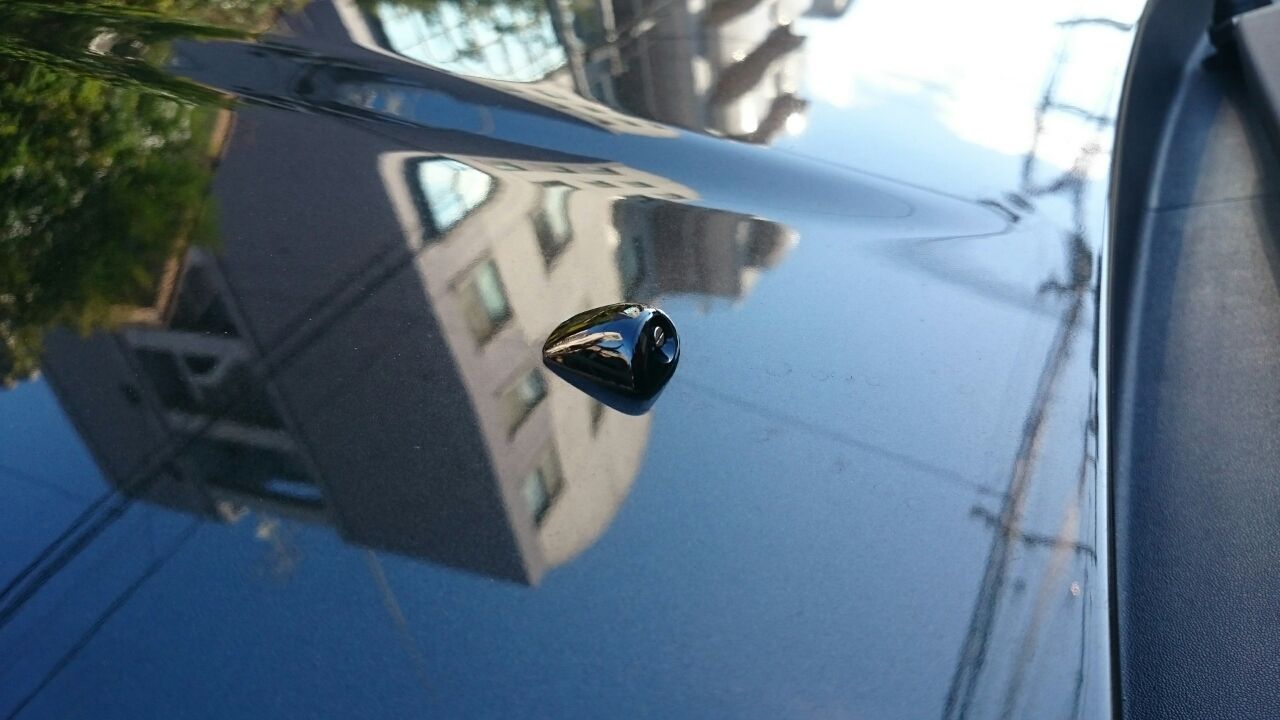 車の純正のプラスチック無塗装のｳｫｯｼｬｰﾉｽﾞﾙから塗装されたｳｫｯｼｬｰﾉｽﾞﾙに取り替えてみた ひかるさんのところ