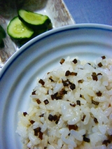 ふきご飯