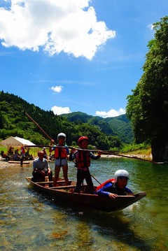 川舟に乗って