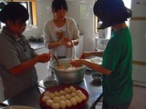 おにぎり作り