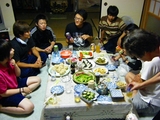 Tさん宅集結