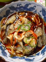 アジの南蛮漬け