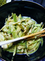 うどの酢味噌和え