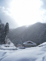 太陽と雪