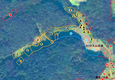入山谷津(岩殿A~I地区)地図_1