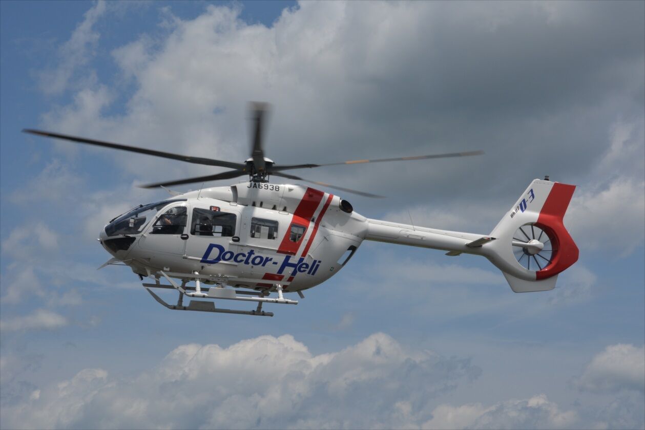 警察ヘリコプター 千葉県警 JA93CP BK117C-2 成田空港 2024年1月5日