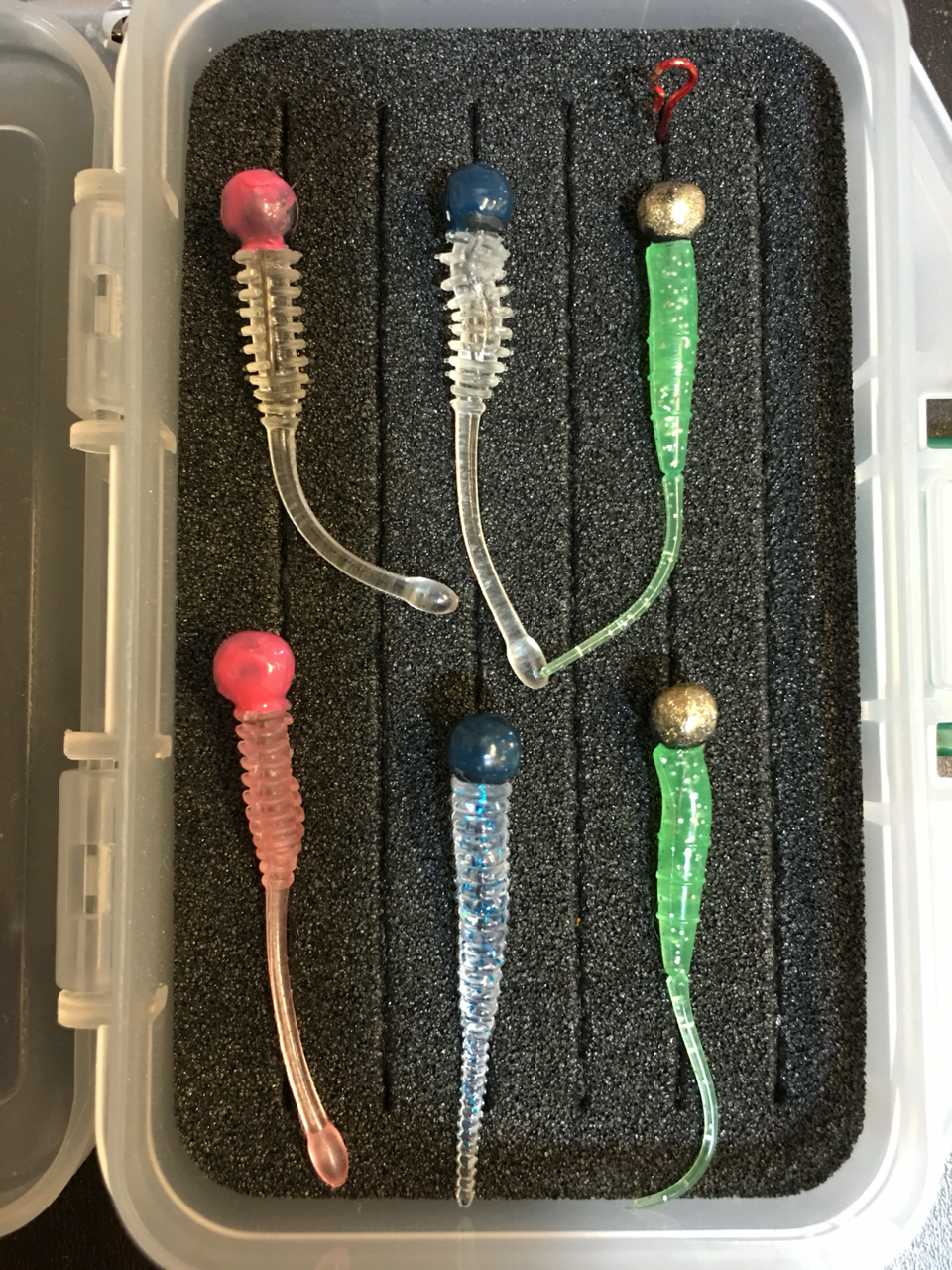 カラーリングしたジグヘッドで試し釣り ジグヘッドに色をつけると釣果の邪魔になるのかな ぽけっとの小物gomoku日誌 博多湾