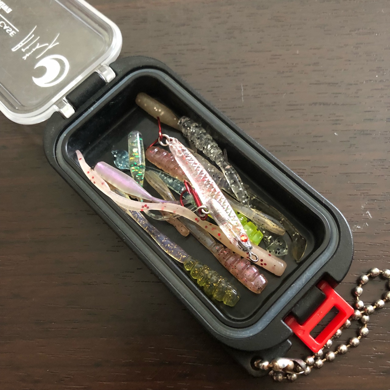 クリアブルーさん モニター募集中 ヽ ヮ ノ 雨でアジングいけなかったので 超コンパクト湾奥ランガンセットを準備 ﾉタックルバック要らずでランガンｗｗｗ ぽけっとの小物gomoku日誌 博多湾