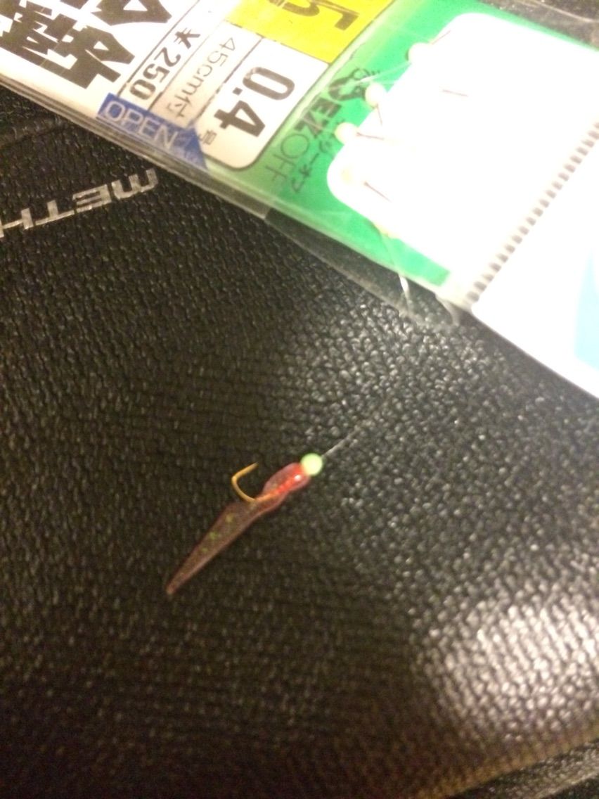 豆アジングの秘密兵器を改良w スプリット白光金鈎 ワーミングオイカワw ぽけっとの小物gomoku日誌 博多湾