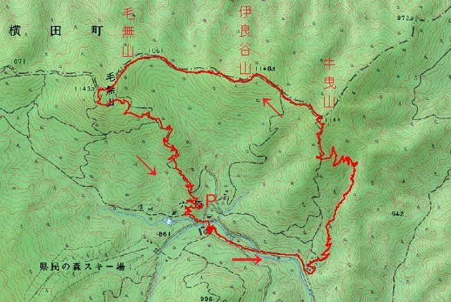 190618牛曳山~毛無山縦走