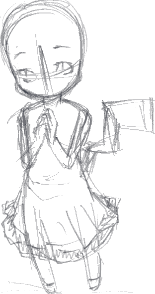 年賀状の下書き 萌えキャラってこうですか 分かりません 年賀状の下書き 萌えキャラってこうですか 分かりません
