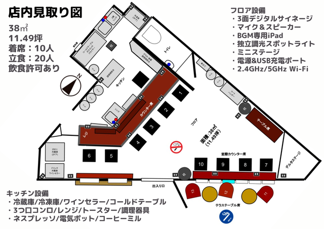 店内見取り図