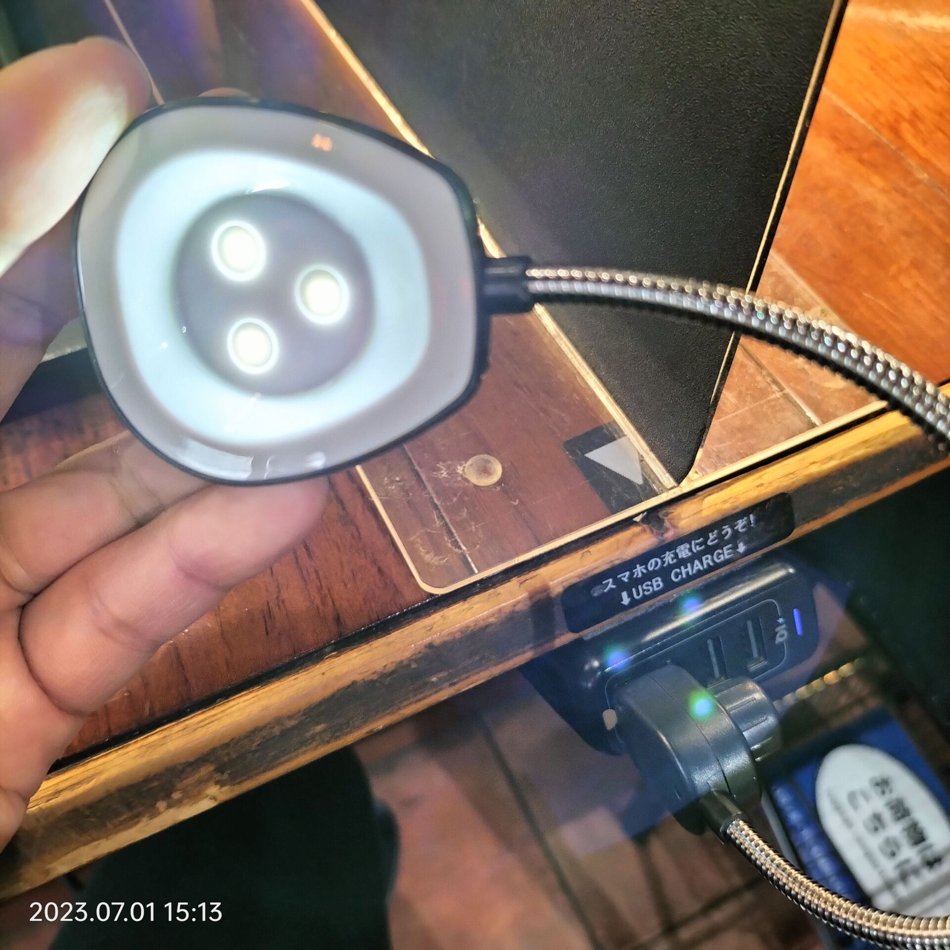 USB調光ライトでON AIR/OPENネオンを最適化！ : 高円寺三角地帯