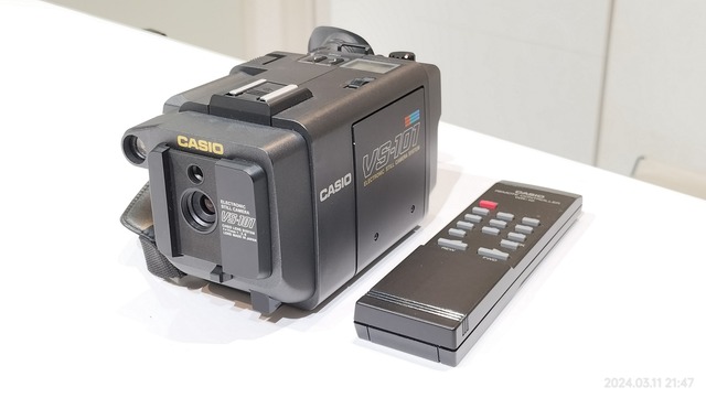 CASIO カシオ VS-101 ELECTRONIC STILL CAMERA Vintage Electronic Still Camera Casio VS-101 80's Very Very