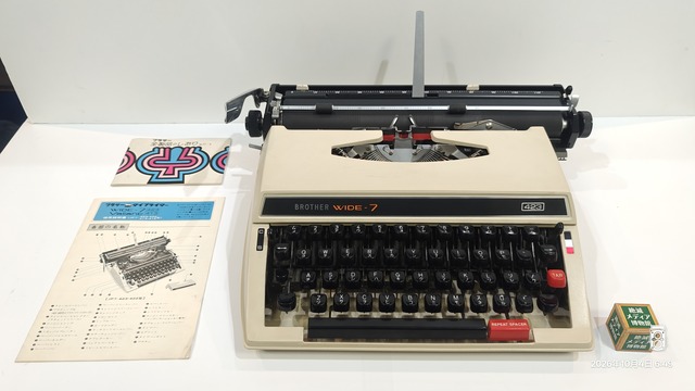 推定1971～1973/昭和46～48頃/BROTHER/WIDE-7 423/JP7-423/Portable