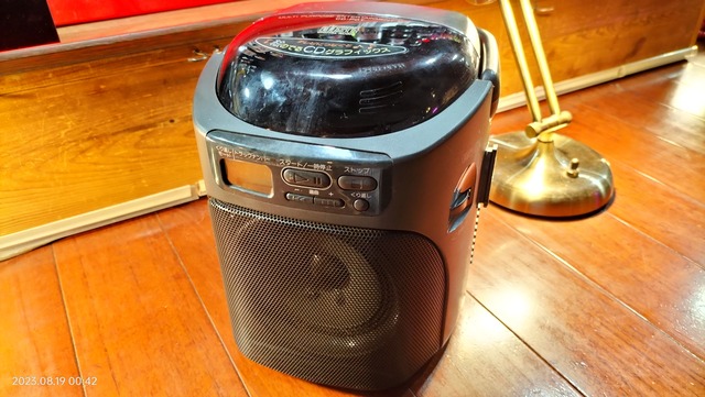 【動作確認済】SANYO CDP-V1G カラオケセット　CD30枚付き 3518331b-s.jpg