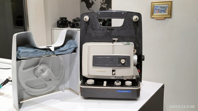1966/昭和41/ELMO/ELMO FF-A/DELUXE/8mm Film Projector/8mm映写機