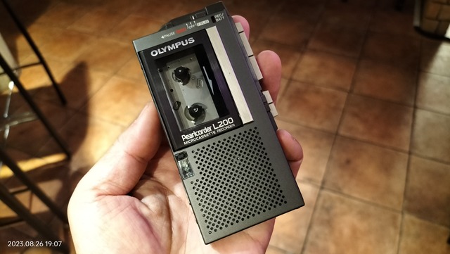1983/昭和58/OLYMPUS/Pearlcorder L200/パールコーダー/マイクロ 1983/昭和58/OLYMPUS/Pearlcorder L200/パールコーダー/マイクロ