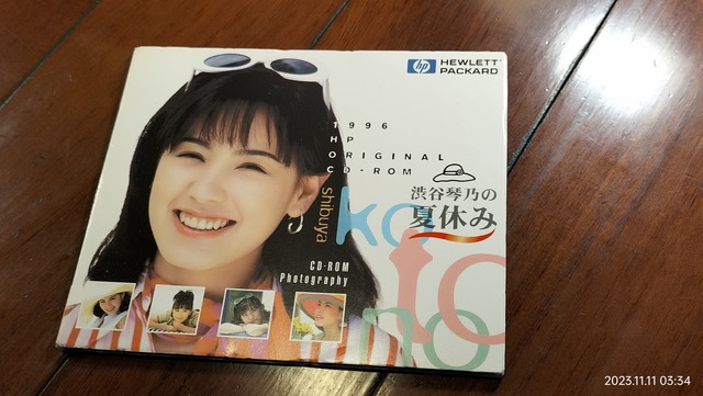 1996/平成8/HEWLETT PACKARD/渋谷琴乃の夏休み/販促CD-ROM/ : Extinct